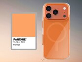 The Apple iPhone 17 Pro will also be offered in orange. (Image source: @MysteryLupin / Pantone, edited)