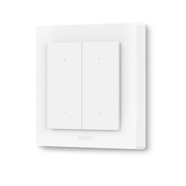The Aqara Light Switch H2 EU 4 Buttons-2 Channel. (Image source: Aqara)
