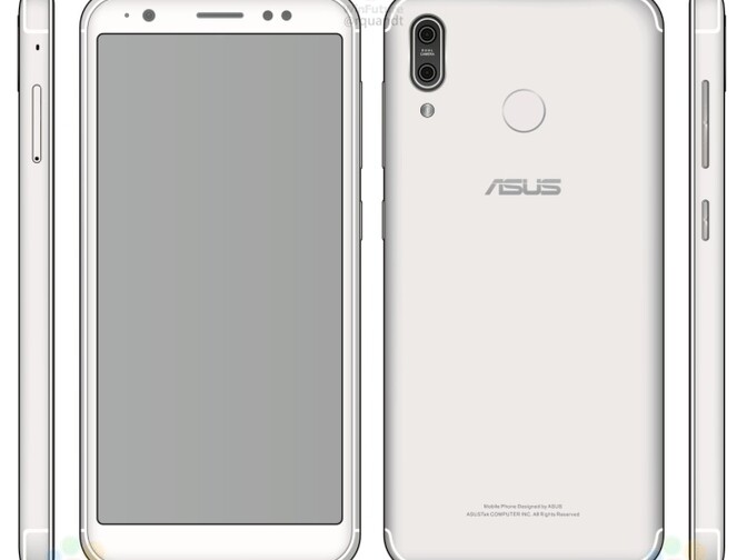 Mid-range Asus ZenFone 5 smartphone with vertical dual camera