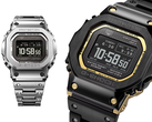 The Casio GMW-BZ5000D-1 (left), and the GMW-BZ5000BD-1 (right), pictured against a white background. (Image source: Casio UK - edited)
