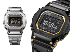 The Casio GMW-BZ5000D-1 (left), and the GMW-BZ5000BD-1 (right), pictured against a white background. (Image source: Casio UK - edited)