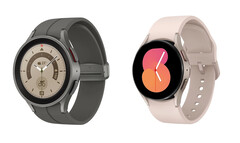 The Galaxy Watch5 and Galaxy Watch5 Pro will be available in at least two and three colour options, respectively. (Image source: 91mobiles)