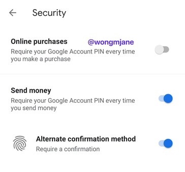Some screenshots associated with the reported new Google Pay features. (Source: XDA, Twitter)