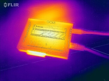 Top under load (around 40 °C)