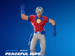 The Peaceful Hips Emote as shown on the Fortnite client (image source: iFireMonkey X)