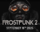 A screengrab of Frostpunk 2's console release date from the now-hidden trailer (image source: VGT Gaming News X)