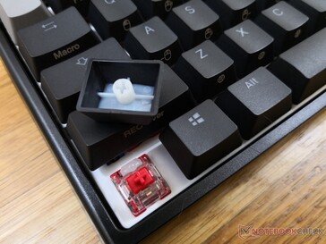red linear mechanical keycap switches