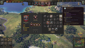An image showing an interface in Knights of Honor II: Sovereign.