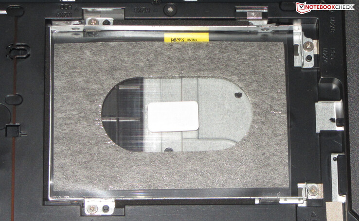 An additional 2.5-inch storage device can be installed