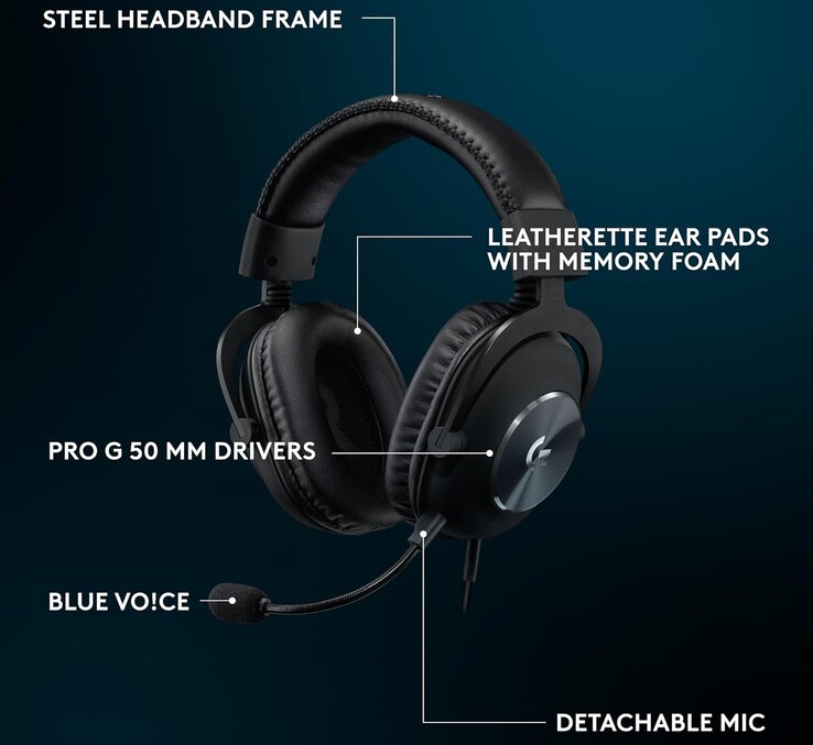 The Logitech G Pro X SE wired gaming headset has a detachable 6 mm boom mic  (Image source: Logitech)