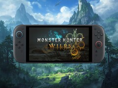 Monster Hunter Wilds Switch 2 shown on Nintendo handheld
