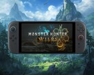 Monster Hunter Wilds Switch 2 shown on Nintendo handheld