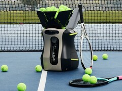 The Pongbot Aura can coach players and referee tennis, padel, and pickleball games.