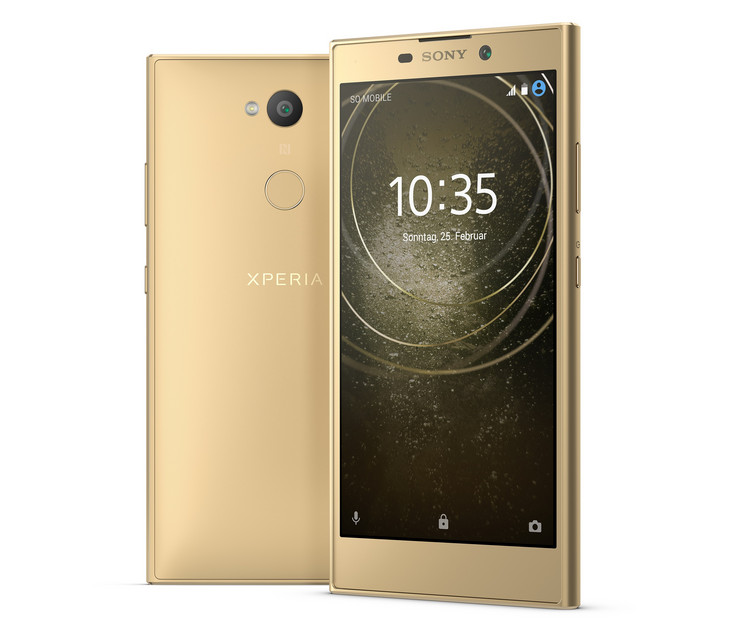 The Sony Xperia L2 has a 5.5-inch HD 720p display.