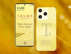 The Trump T1 Phone is now scheduled for delivery at the end of January. (Image source: Trump Mobile, edited)