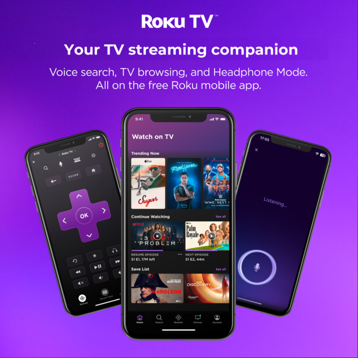 The Vankyo H500R projector comes with Roky OS system (Image source: Vankyo)