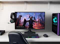 Dell&#039;s new Alienware monitor can run at 4K/180 Hz or 1080p/360 Hz. (Image source: Dell)
