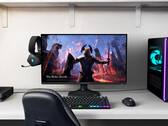 Dell's new Alienware monitor can run at 4K/180 Hz or 1080p/360 Hz. (Image source: Dell)