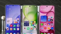 The Find X8s (center) with some of its rivals. (Image source: Digital Chat Station)