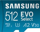 The Samsung EVO Select 512 GB micro SD card has dropped in price on Amazon (image via Samsung)