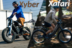 The Segway Xyber has a stylish X LED headlight, and the Xafari is a robust dual-suspension commuter. (Image source: Segway)