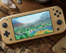 The Switch Lite Hyrule Edition is only orderable in the UK for the time being. (Image source: Nintendo)