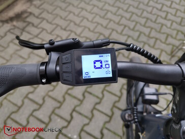 The display, with a USB-A port at the base