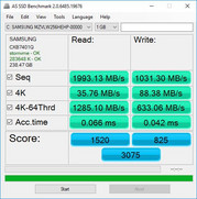 AS SSD (primary storage)