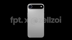 The iPhone 17 Air is said to come with a single rear camera as shown in the unofficial render. (Image source: Jon Prosser)