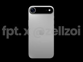 The iPhone 17 Air is said to come with a single rear camera as shown in the unofficial render. (Image source: Jon Prosser)