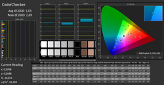 CalMAN - color accuracy (after calibration)