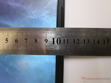Narrow bezels on three of the four sides
