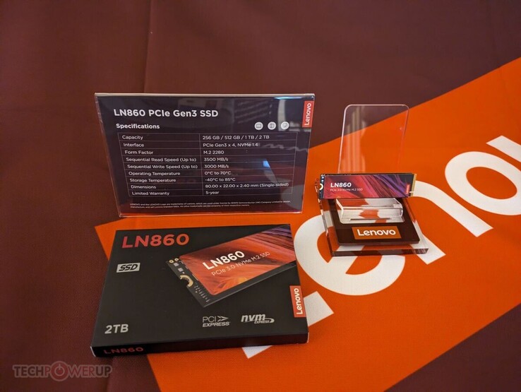 LN860 Gen3 SSD (Image source: TechPowerUp)