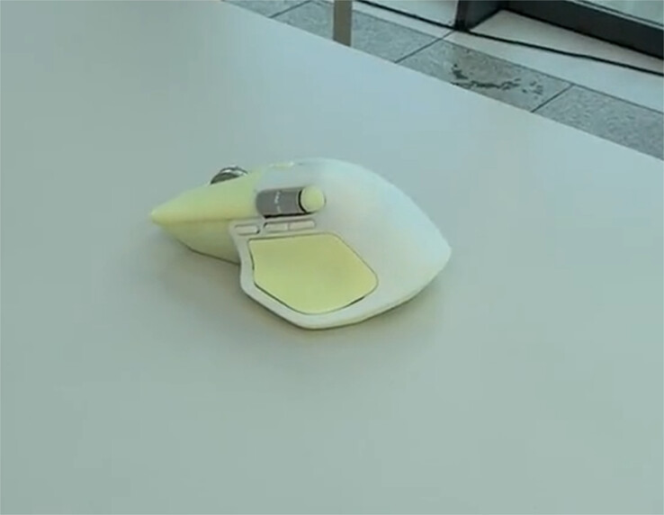 One of the other MX Master 4 colour options shown during Logitech's launch event. (Image source: Reddit)