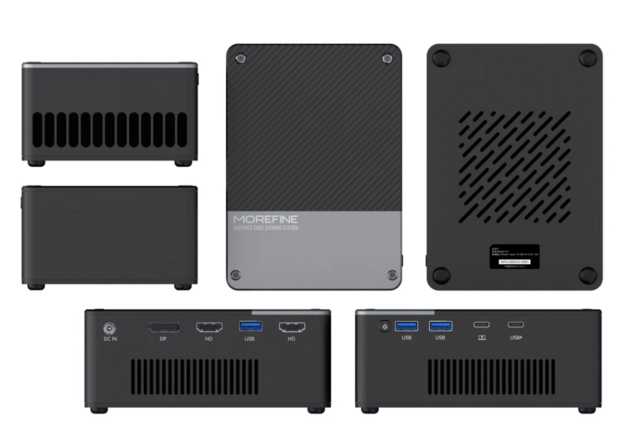 The Morefine G1 is one of the very few all in one eGPUs to offer Nvidia over AMD (Image Source: Morefine)