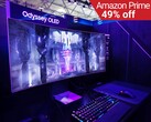 The Samsung Odyssey G8 QD-OLED 34-inch is on sale for Amazon's October Prime Day. (Image source: Samsung - edited)