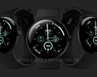 The Pixel Watch 3 series is rumoured to be available in black, hazel, silver and pink colour options. (Image source: OnLeaks)