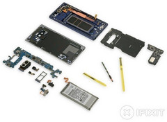 Samsung Galaxy Note 9 teardown reveals low repairability (Source: iFixit)