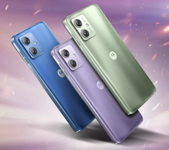 Motorola will offer the Moto G64 in multiple colours and memory configurations. (Image source: Motorola)