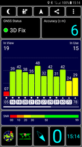 GPS test: outdoors