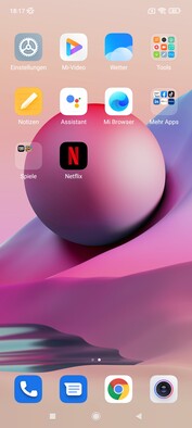 Software of the Xiaomi Redmi Note 10S