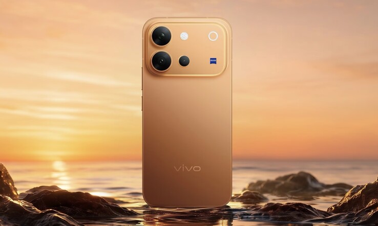 The Vivo V80 in Sunrise Anthem.