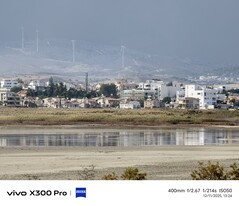 Vivo X300 Pro with 400 mm teleconverter