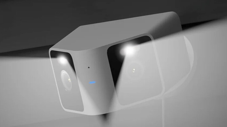 The Xiaomi Outdoor Camera CW100 Dual has infrared and white lights. (Image source: Xiaomi)