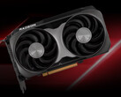 An artist's render of the Radeon RX 9060. (Image source: AMD - edited)