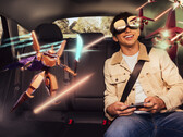 HTC Vive and holoride are bringing VR entertainment to passengers in cars. (Image source: HTC Vive / holoride)