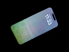 An example of an iPhone 15 Pro Max with OLED burn-in. (Image source: Surfphysics - Image credit)