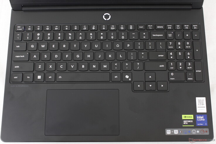 Model features single-zone RGB lighting and larger arrow keys than on the cheaper LOQ Essential