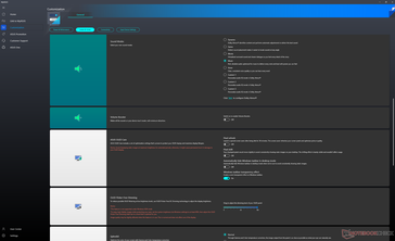 AUdio and OLED Care settings