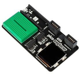 The Pimoroni Pico Explorer Base. (Image source: Pimoroni)